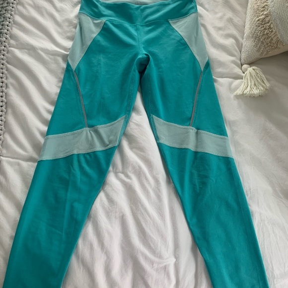 90 degree by reflex Blue and teal leggings - Picture 1 of 5